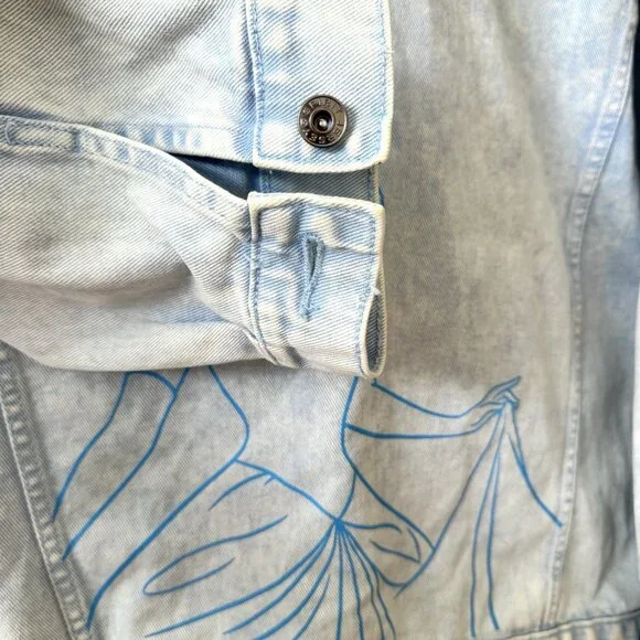 Disney Parks Cinderella Denim Jean Jacket XXL Spirit Jersey 2XL Princess 51”blue - Picture 5 of 6